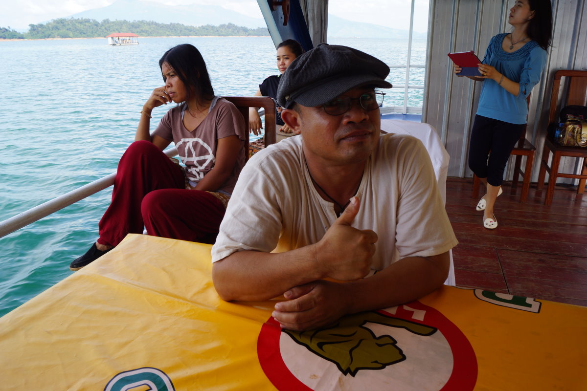 The Nam Ngum dam boat cruise
