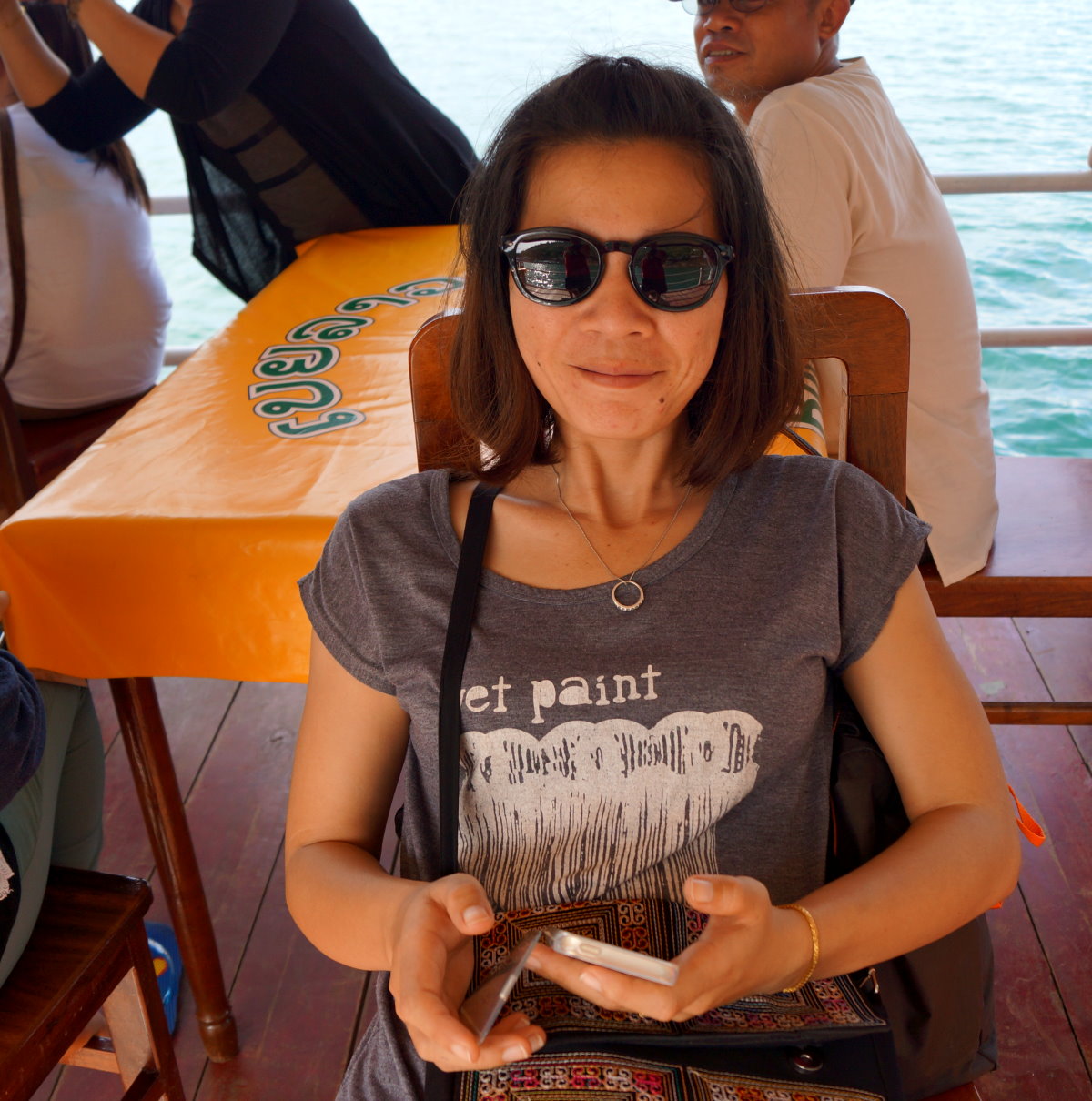 The Nam Ngum dam boat cruise