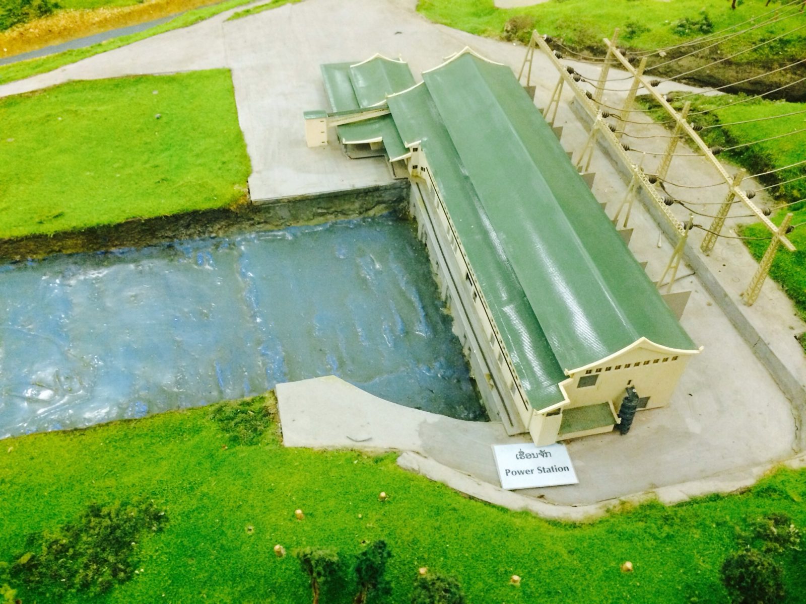 3D representation of the power Station