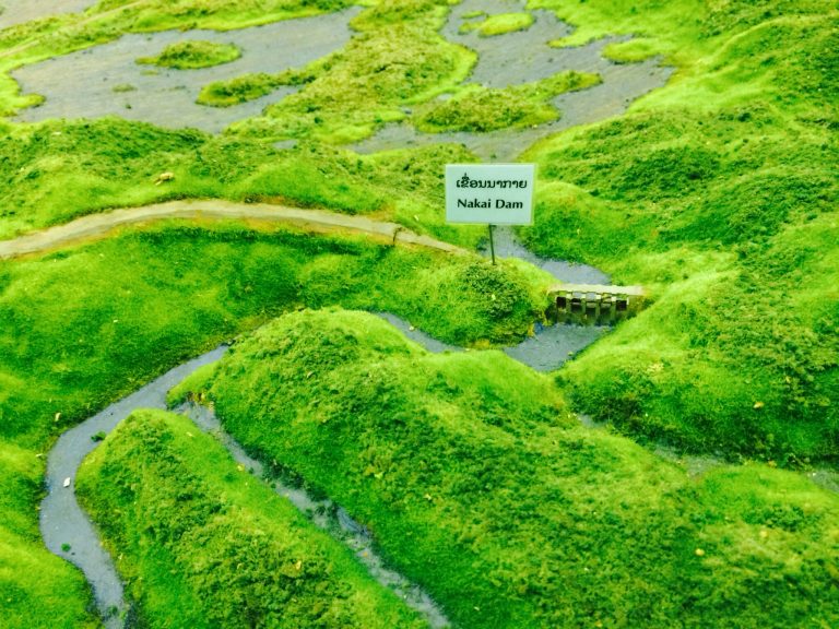 3D representation of the Nakai dam